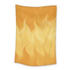 Gold Flame Ombre Small Tapestry