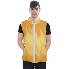 Gold Flame Ombre Men s Puffer Vest