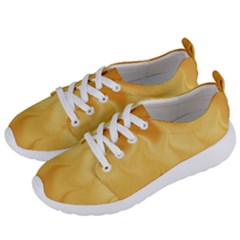 Gold Flame Ombre Women s Lightweight Sports Shoes by SpinnyChairDesigns