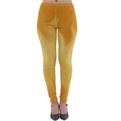 Gold Flame Ombre Lightweight Velour Leggings by SpinnyChairDesigns