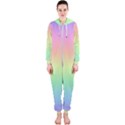 Pastel Rainbow Ombre Hooded Jumpsuit (Ladies)  View1