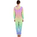 Pastel Rainbow Ombre Hooded Jumpsuit (Ladies)  View2