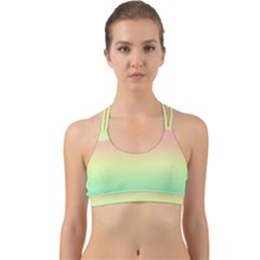 Pastel Rainbow Ombre Back Web Sports Bra by SpinnyChairDesigns