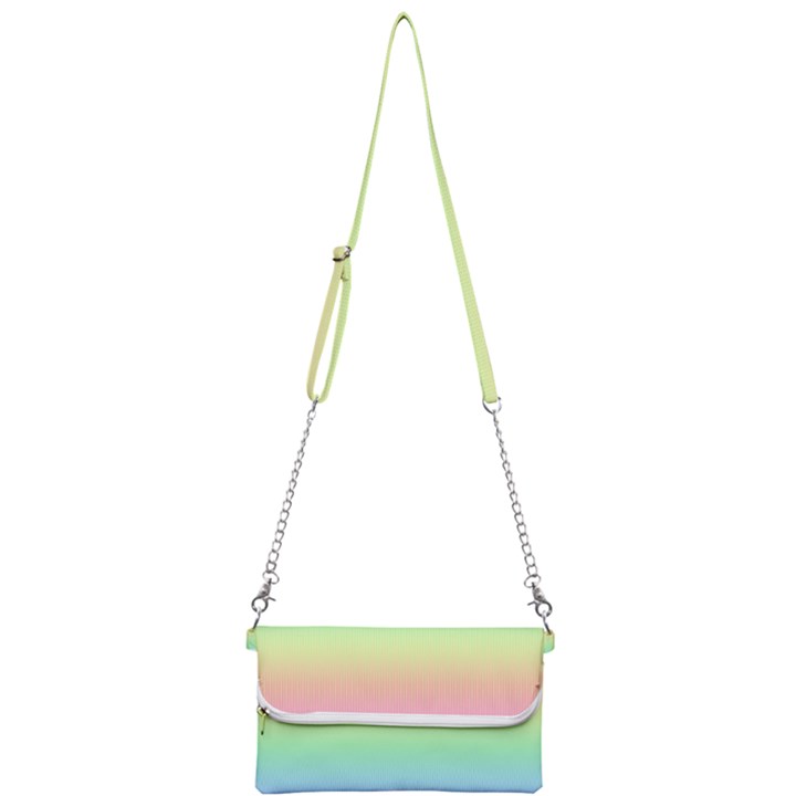 Pastel Rainbow Ombre Mini Crossbody Handbag