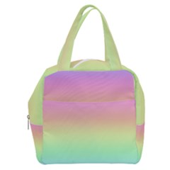 Pastel Rainbow Ombre Boxy Hand Bag by SpinnyChairDesigns