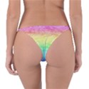 Rainbow Ombre Texture Reversible Bikini Bottom View2