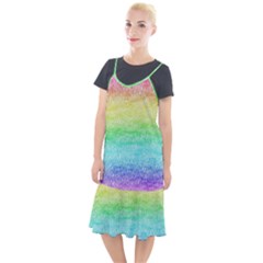 Rainbow Ombre Texture Camis Fishtail Dress by SpinnyChairDesigns