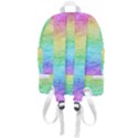 Rainbow Ombre Texture Zip Bottom Backpack View3