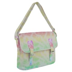 Pastel Rainbow Tie Dye Buckle Messenger Bag by SpinnyChairDesigns