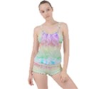 Pastel Rainbow Tie Dye Boyleg Tankini Set  View1