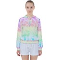 Pastel Rainbow Tie Dye Women s Tie Up Sweat View1