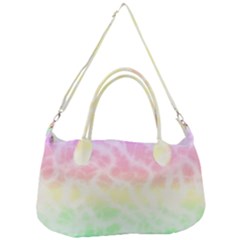 Pastel Rainbow Tie Dye Removal Strap Handbag by SpinnyChairDesigns