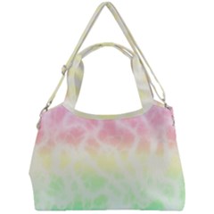 Pastel Rainbow Tie Dye Double Compartment Shoulder Bag by SpinnyChairDesigns