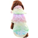 Pastel Rainbow Tie Dye Dog Coat View2