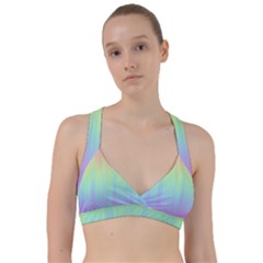 Pastel Rainbow Gradient Sweetheart Sports Bra by SpinnyChairDesigns