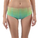 Pastel Rainbow Gradient Reversible Mid-Waist Bikini Bottoms View1