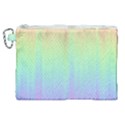 Pastel Rainbow Gradient Canvas Cosmetic Bag (XL) View1