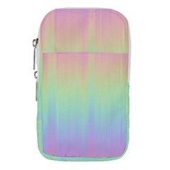 Pastel Rainbow Gradient Waist Pouch (large) by SpinnyChairDesigns