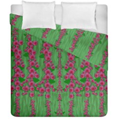 Lianas Of Sakura Branches In Contemplative Freedom Duvet Cover Double Side (california King Size)