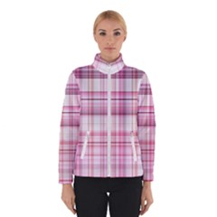 Pink Madras Plaid Winter Jacket