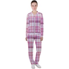 Pink Madras Plaid Casual Jacket And Pants Set by SpinnyChairDesigns