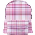 Pink Madras Plaid Giant Full Print Backpack View1