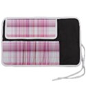 Pink Madras Plaid Pen Storage Case (S) View2