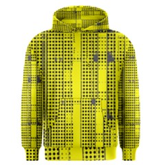 Black Yellow Punk Plaid Men s Core Hoodie