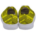 Black Yellow Punk Plaid Kids  Classic Low Top Sneakers View4