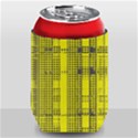 Black Yellow Punk Plaid Can Holder View1