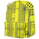 Black Yellow Punk Plaid Giant Full Print Backpack View4