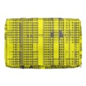 Black Yellow Punk Plaid Burner Gym Duffel Bag View3