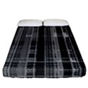 Black Punk Plaid Fitted Sheet (California King Size) View1