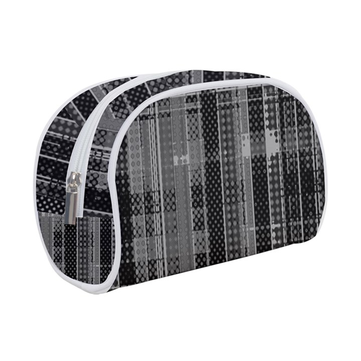 Black Punk Plaid Makeup Case (Small)