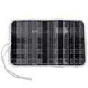 Black Punk Plaid Pen Storage Case (S) View1