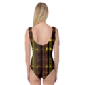 Red Yellow Black Punk Plaid Princess Tank Leotard  View2