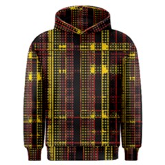 Red Yellow Black Punk Plaid Men s Overhead Hoodie