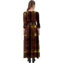 Red Yellow Black Punk Plaid Button Up Maxi Dress View2