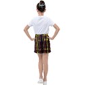 Red Yellow Black Punk Plaid Kids  Tennis Skirt View2