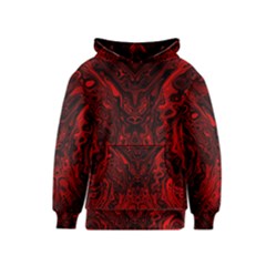 Black Magic Gothic Swirl Kids  Pullover Hoodie