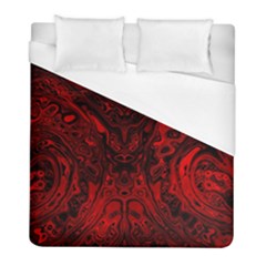 Black Magic Gothic Swirl Duvet Cover (full/ Double Size) by SpinnyChairDesigns