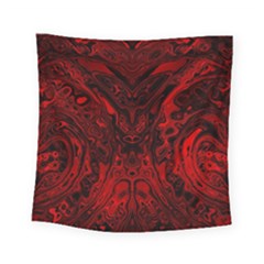 Black Magic Gothic Swirl Square Tapestry (small) by SpinnyChairDesigns