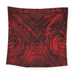 Black Magic Gothic Swirl Square Tapestry (large)