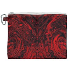 Black Magic Gothic Swirl Canvas Cosmetic Bag (xxl) by SpinnyChairDesigns