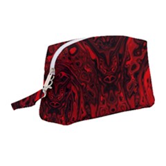 Black Magic Gothic Swirl Wristlet Pouch Bag (medium) by SpinnyChairDesigns