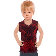 Black Magic Gothic Swirl Kids  Sport Tank Top