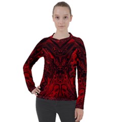 Black Magic Gothic Swirl Women s Pique Long Sleeve Tee