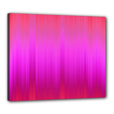 Fuchsia Ombre Color  Canvas 24  X 20  (stretched) by SpinnyChairDesigns