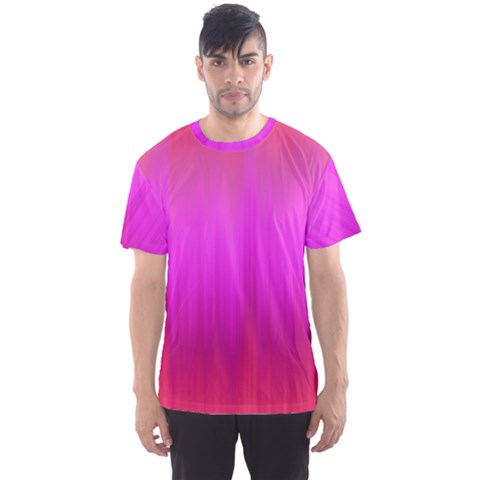 Fuchsia Ombre Color  Men s Sport Mesh Tee by SpinnyChairDesigns