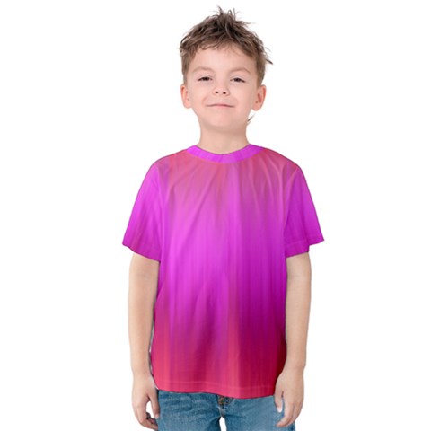 Fuchsia Ombre Color  Kids  Cotton Tee by SpinnyChairDesigns